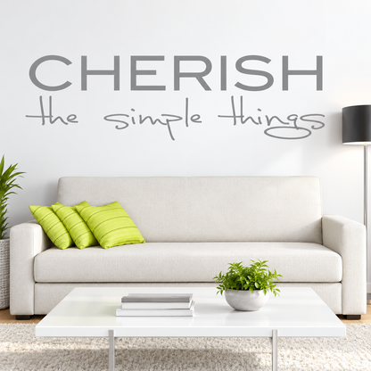 42q wall quote decal shown in a room