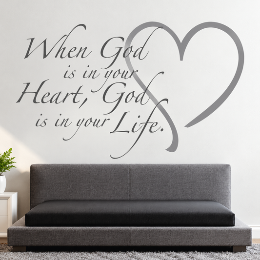 44b wall decal shown in a room