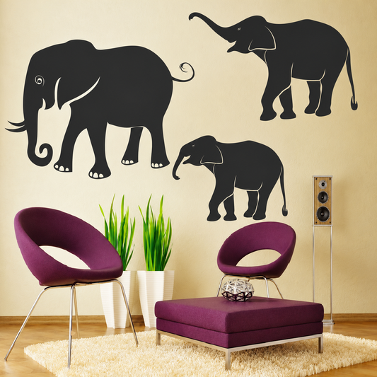 Elephant Wall Decal Set