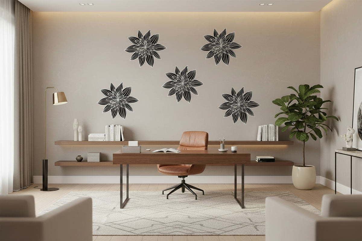 Fancy Flower Decal Set