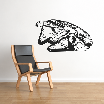 Space Freighter Wall Decal