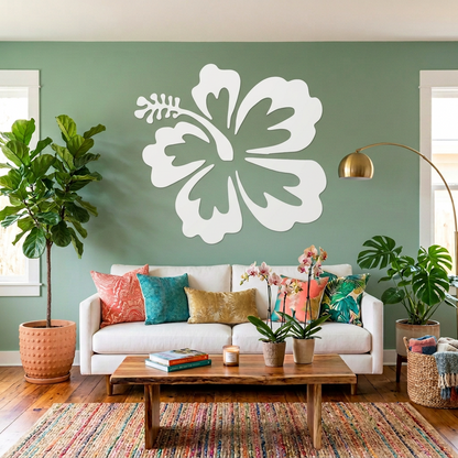 Hibiscus Flower Wall Decal
