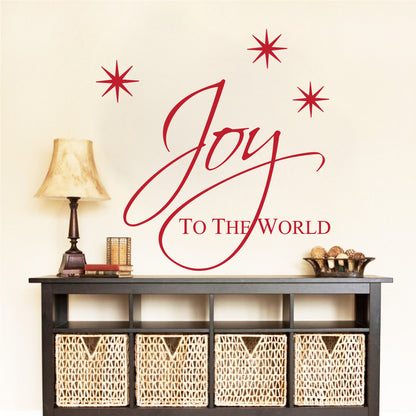 Joy to the World Christmas Decal