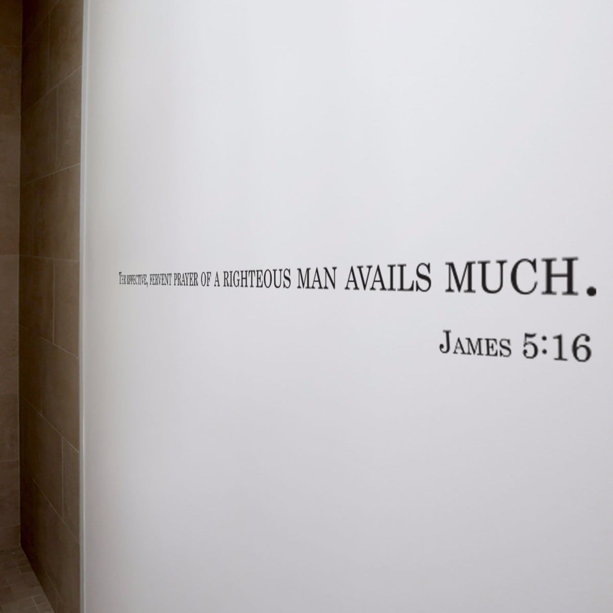 Christian Prayer Wall Quote Decal