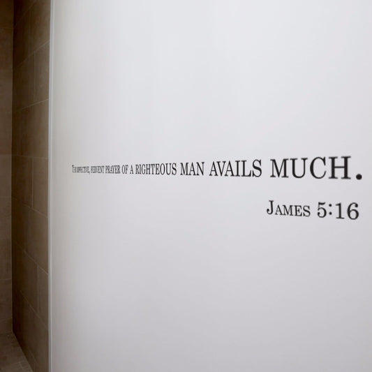 Christian Prayer Wall Quote Decal