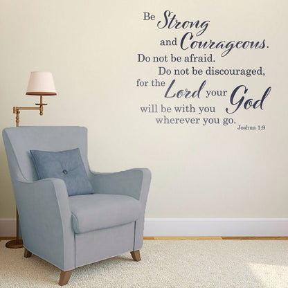 Large Bible Verse Decal – Custom Scripture Wall Sticker