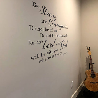 Large Bible Verse Decal – Custom Scripture Wall Sticker