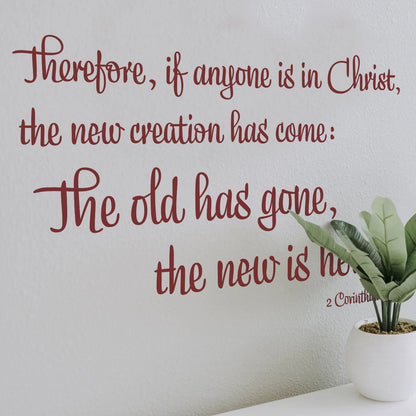 Christian Scripture Wall Decal