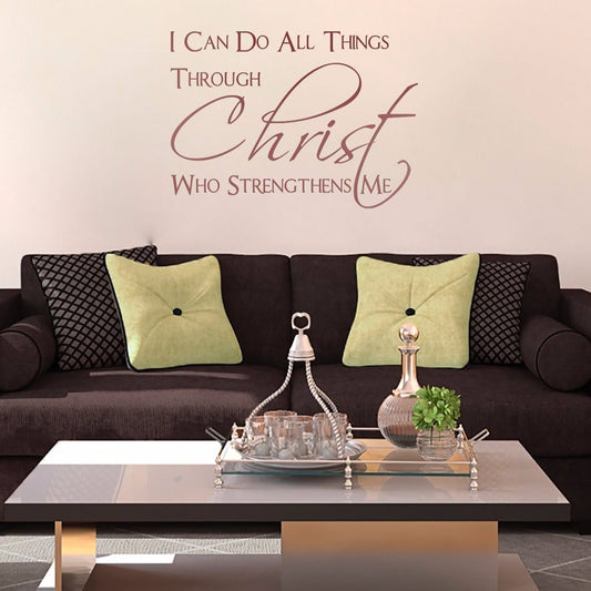 Faith & Encouragement Christian Wall Decal