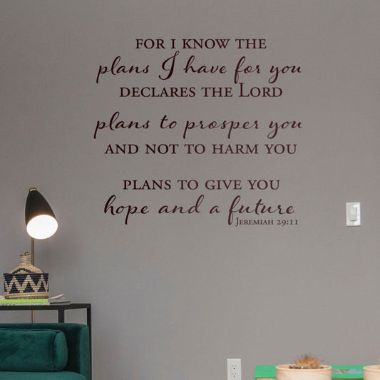 Inspirational Scripture Wall Decal
