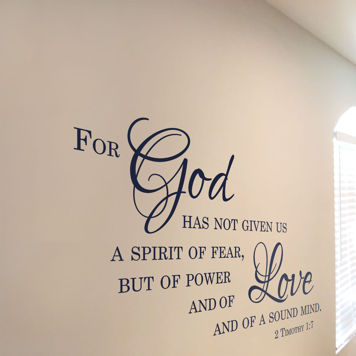 Inspirational Bible Verse Wall Decal