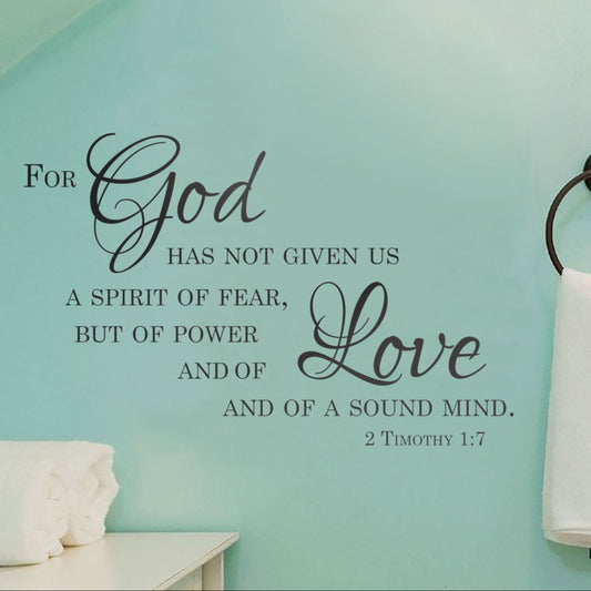 Inspirational Bible Verse Wall Decal