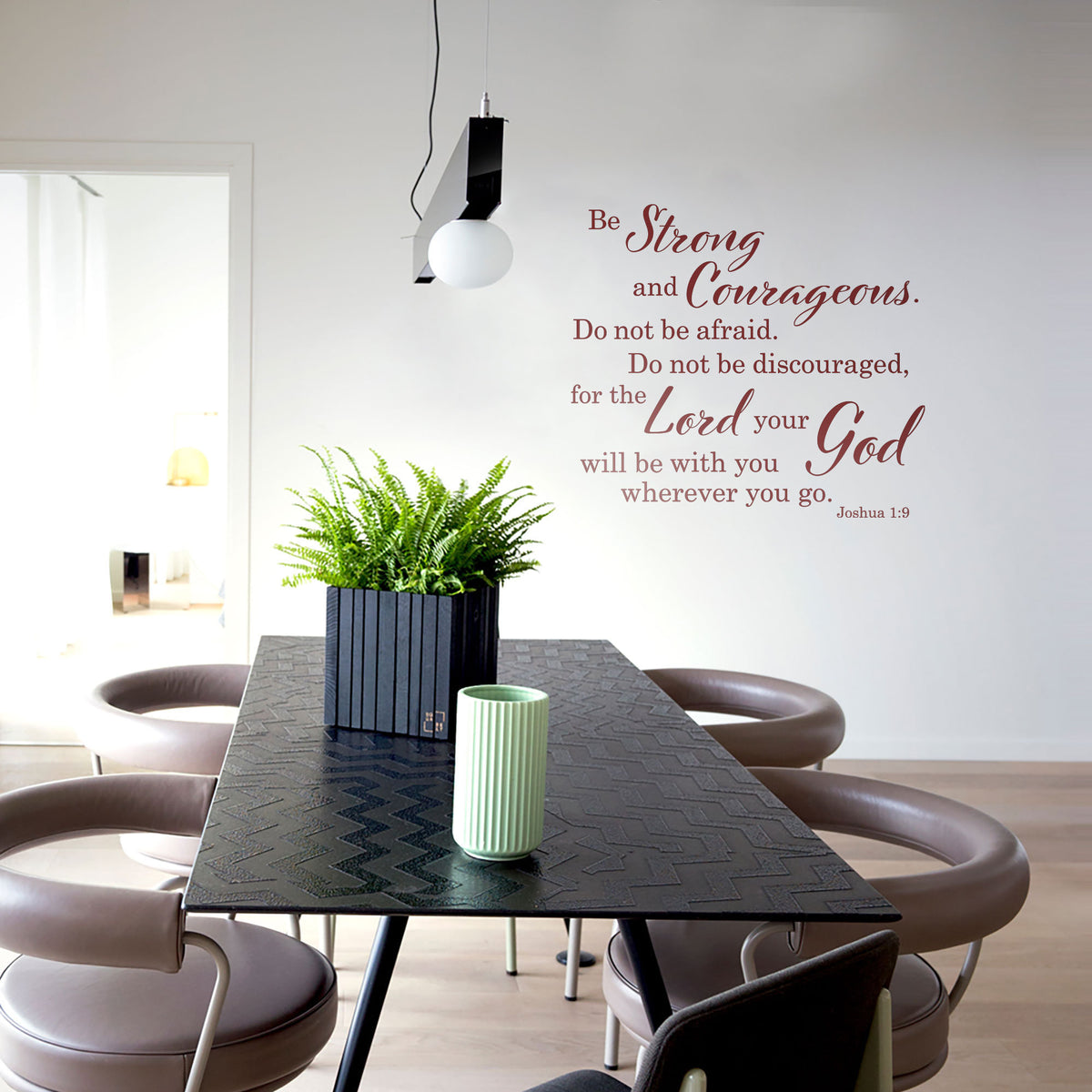Large Bible Verse Decal – Custom Scripture Wall Sticker