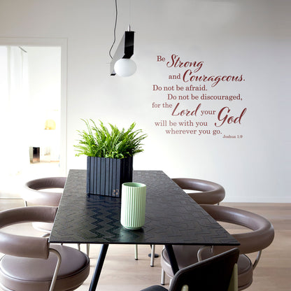 Large Bible Verse Decal – Custom Scripture Wall Sticker