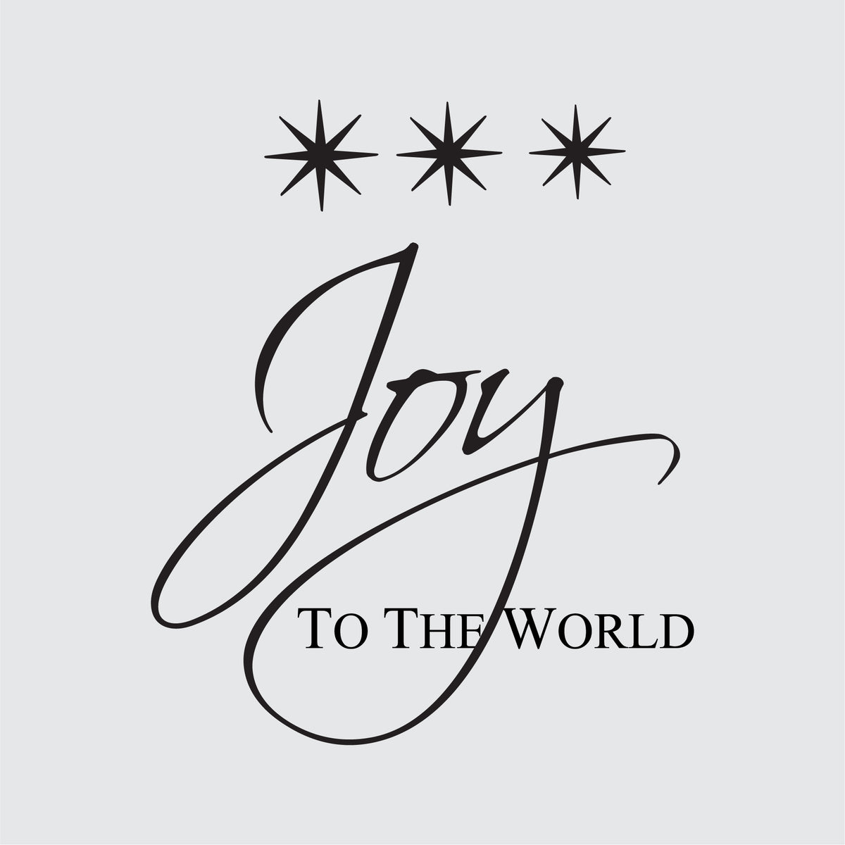 Joy to the World Christmas Decal