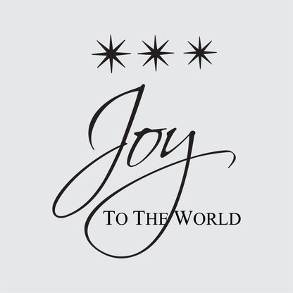 Joy to the World Christmas Decal