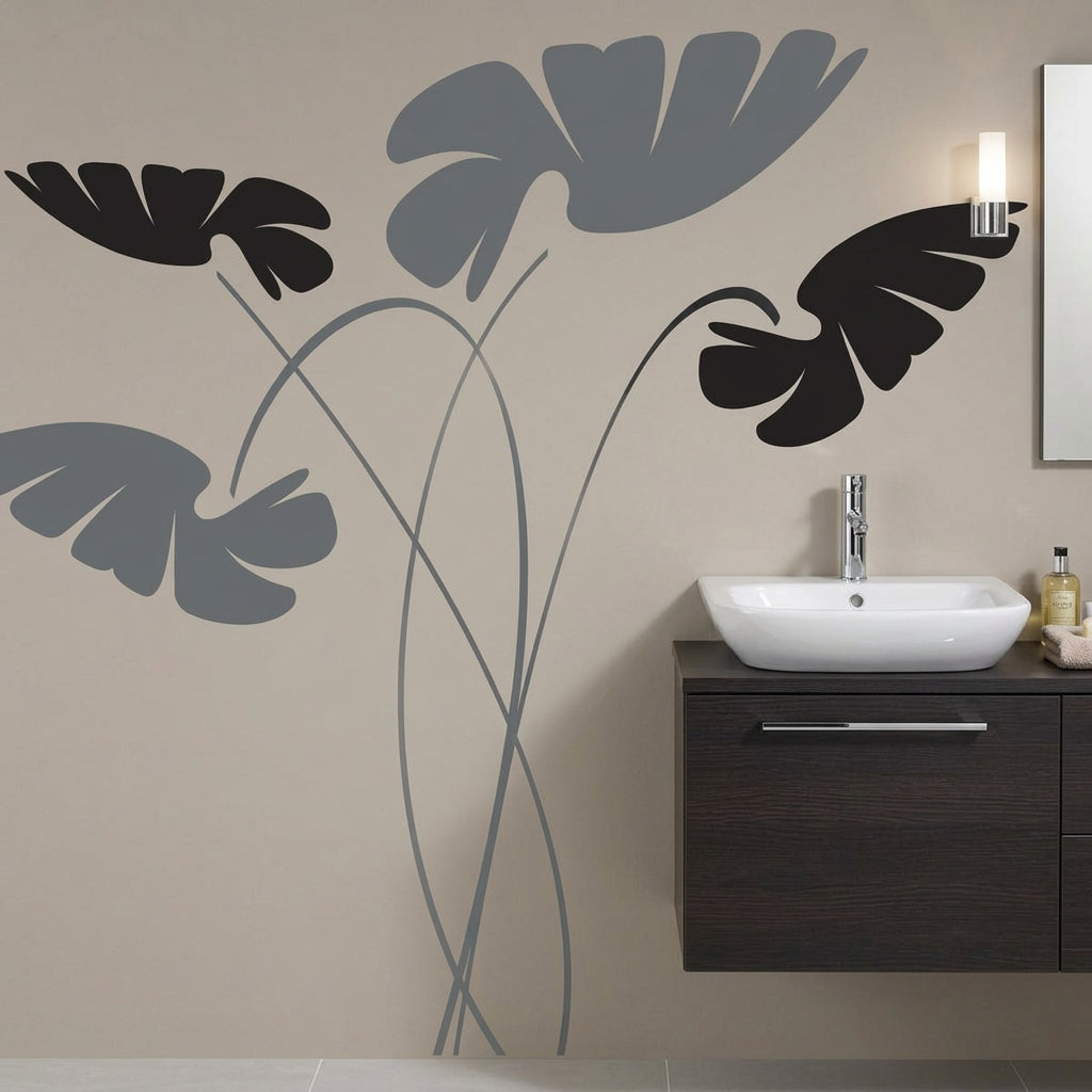 Leafy Stems Wall Decal Set - Design 1 - view 3