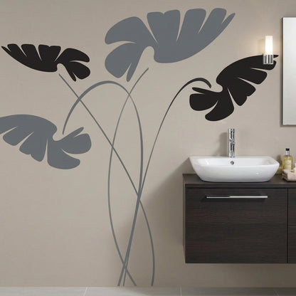 Leafy Stems Wall Decal Set - Design 1 - view 3