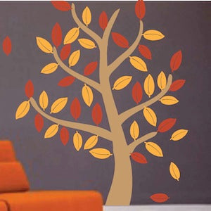 Leafy Tree Wall Decal - view 3
