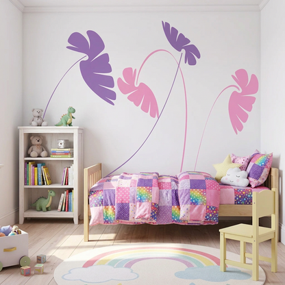 Leafy Stems Wall Decal Set