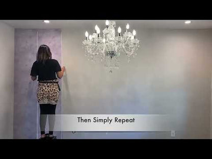 Damask Wallpaper Decal – Choose Your Colors — Installation Video