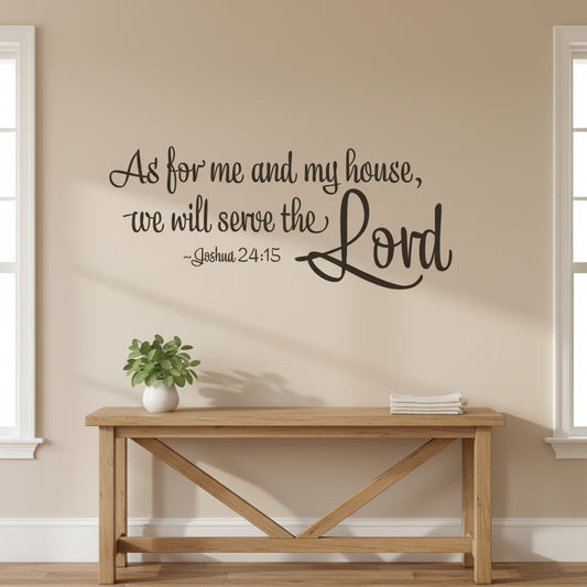 Scripture Bible Verse Wall Decal