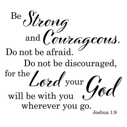 Large Bible Verse Decal – Custom Scripture Wall Sticker