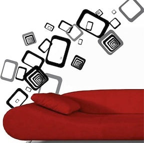 Rectangle and Square Wall Decal Set - view 3