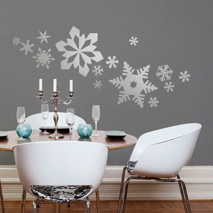 Assorted Snowflake Christmas Wall Decals