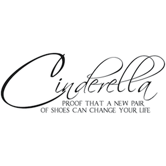 A New Pair of Shoes Can Change Your Life Wall Quote Decal — black-and-white design