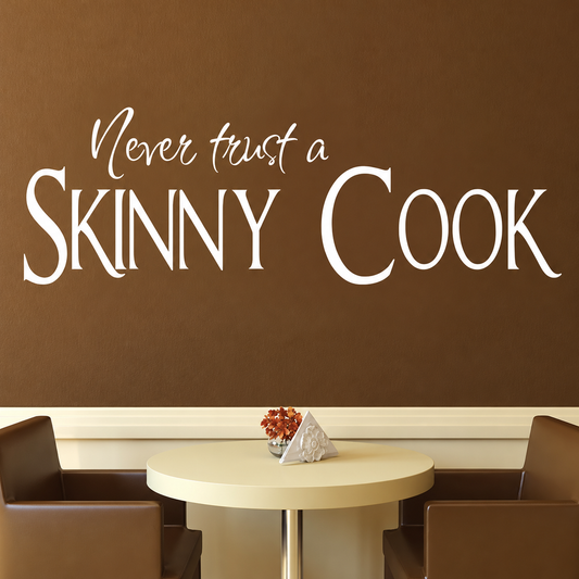 Kitchen Wall Quote Decal on wall