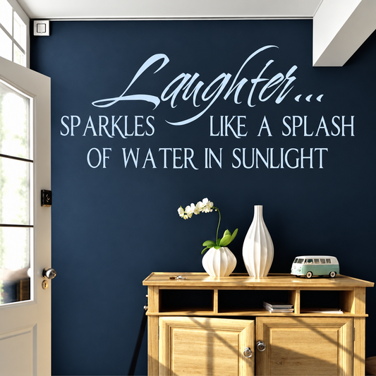 Inspirational Wall Quote Decal on wall