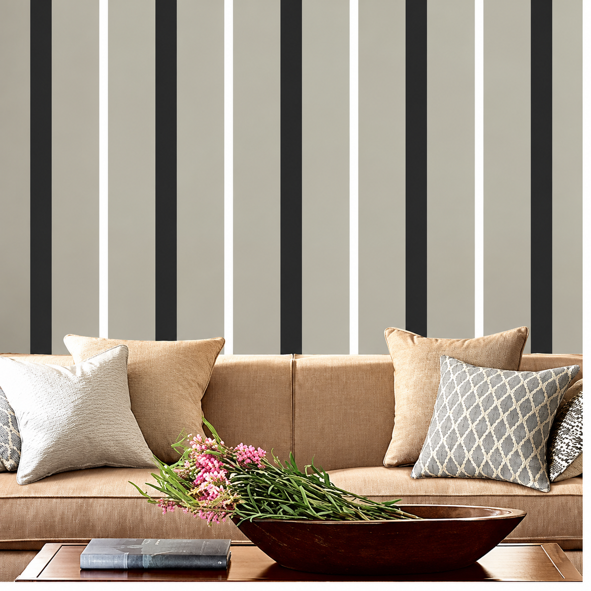 Custom Wall Stripes Sample (Four)