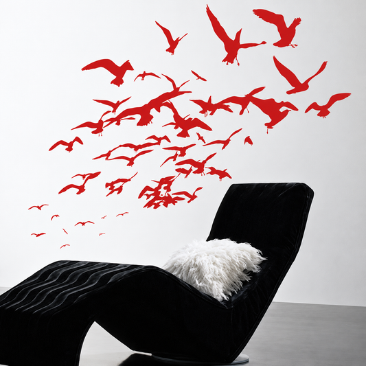 Flock of Seagulls Wall Decal — enhanced main image