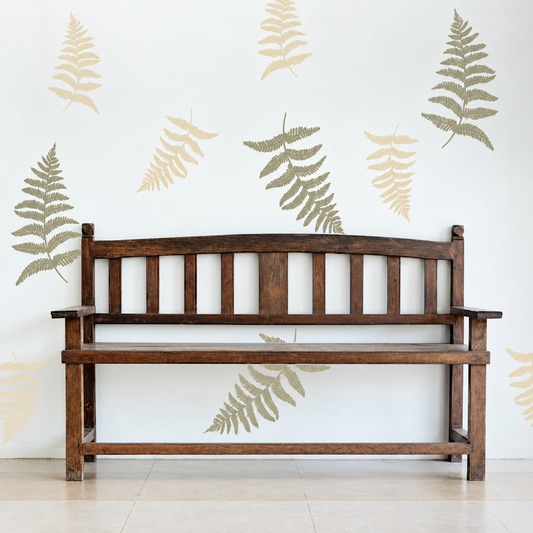 Decorative Nature Motif Wall Decal Set — enhanced main image