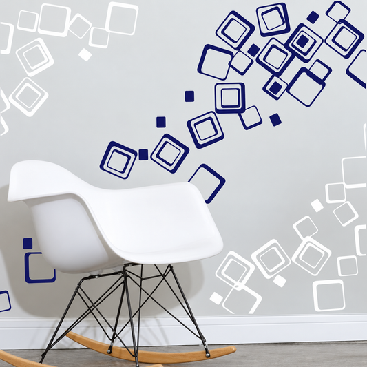 Mini Square Wall Decal Set — enhanced main image