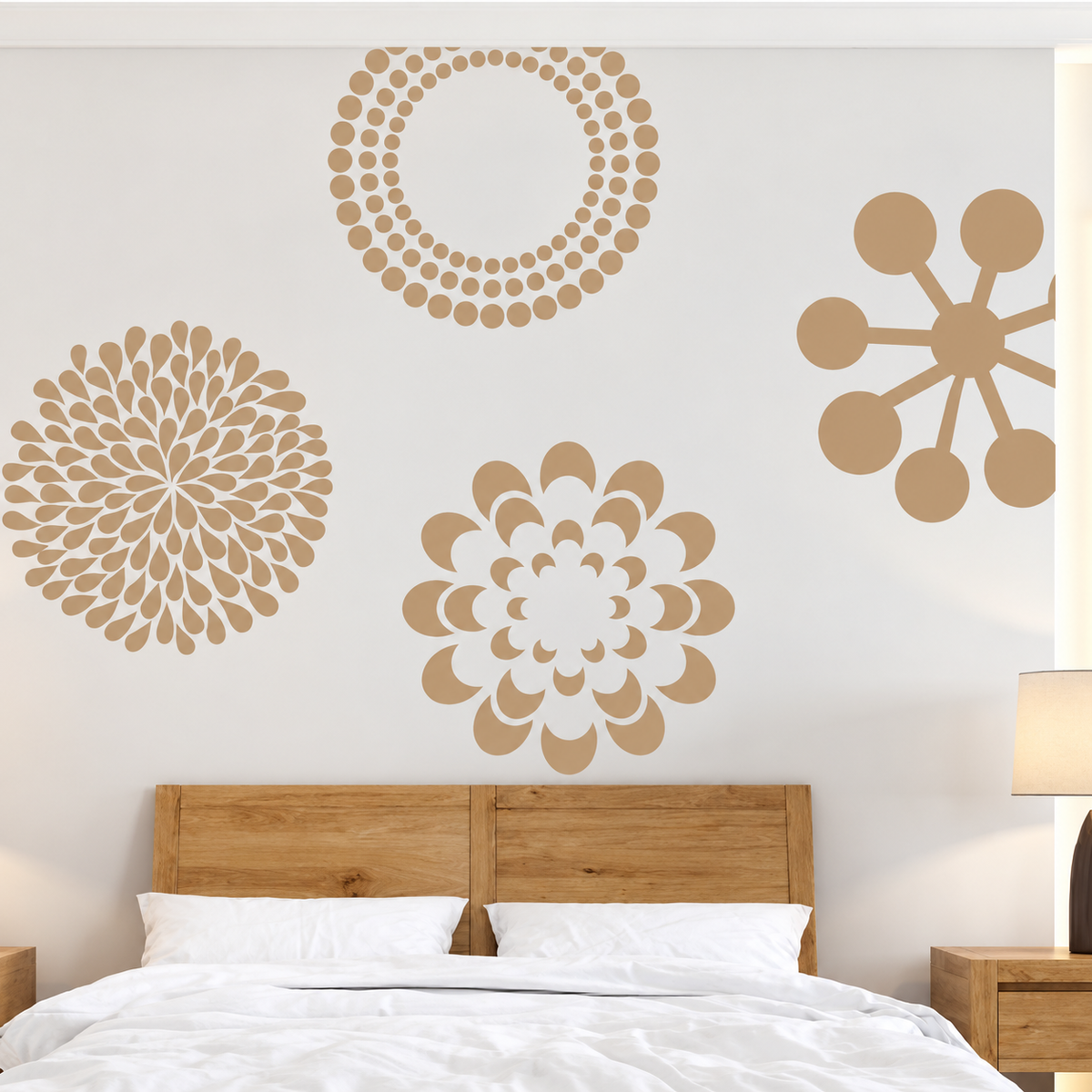 Decorative Pattern Wall Decal Set — enhanced main image