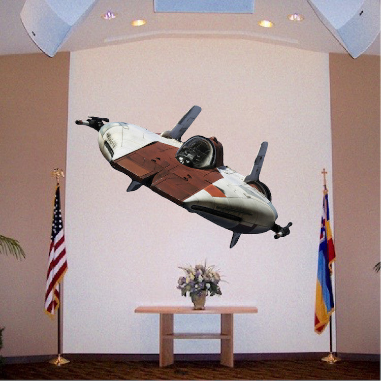 Space Fighter Wall Decal
