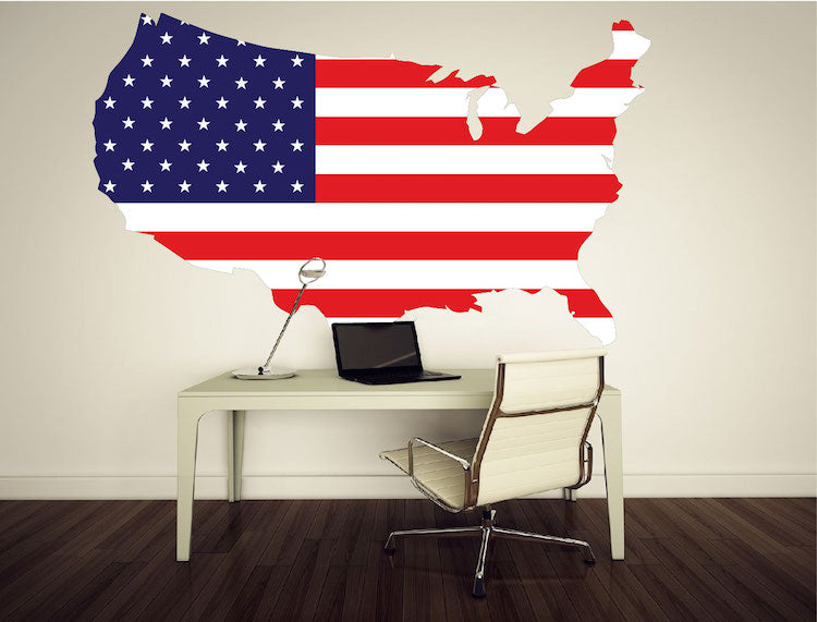 American Flag Wall Decal