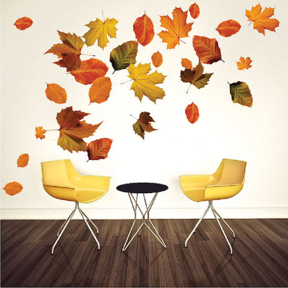 Autumn Leaves Wall & Window Decals