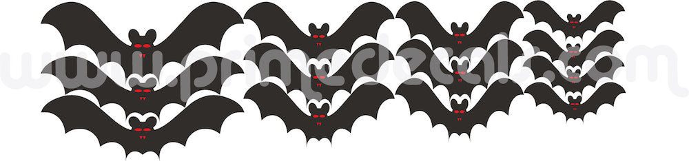 Halloween Bat Wall & Window Decals