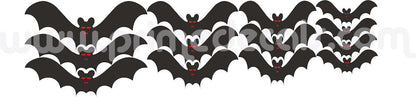 Halloween Bat Wall & Window Decals