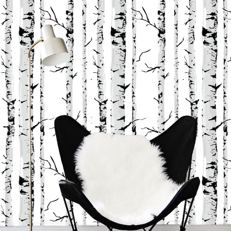 Birch Tree Wallpaper Decal