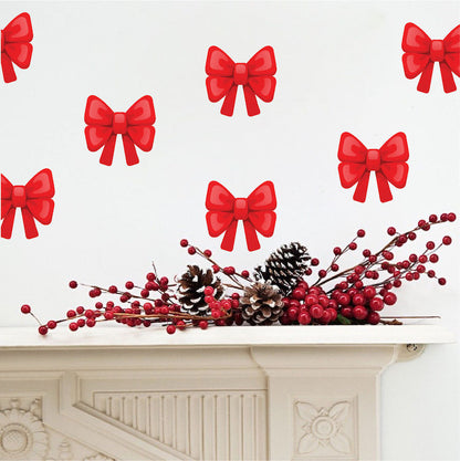 Christmas Bow Decal Set