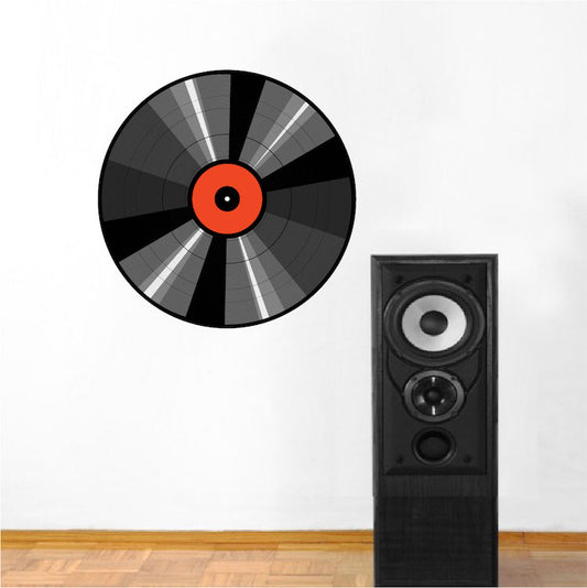 Music Record Wall Decal