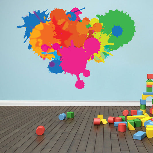 Color Splash Wall Decal