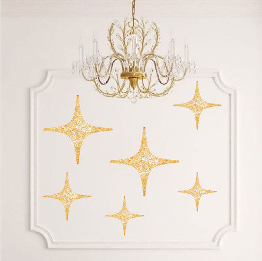 Gold Star Decal Set
