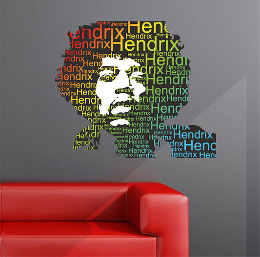 Rock Guitarist Wall Decal