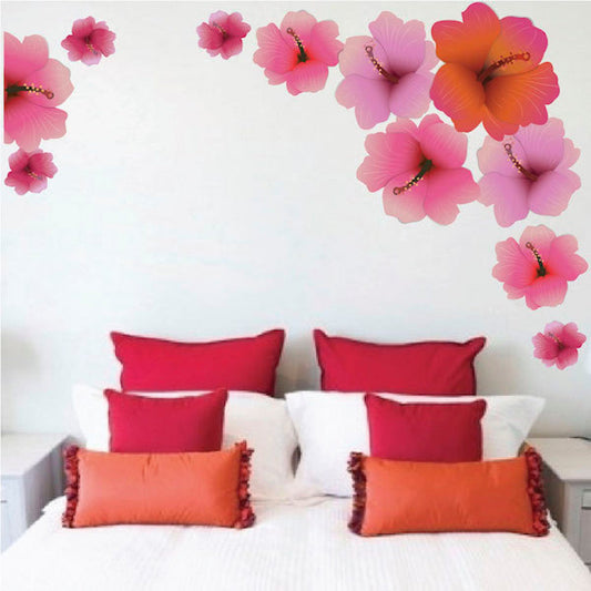 Hibiscus Flower Decal Kit