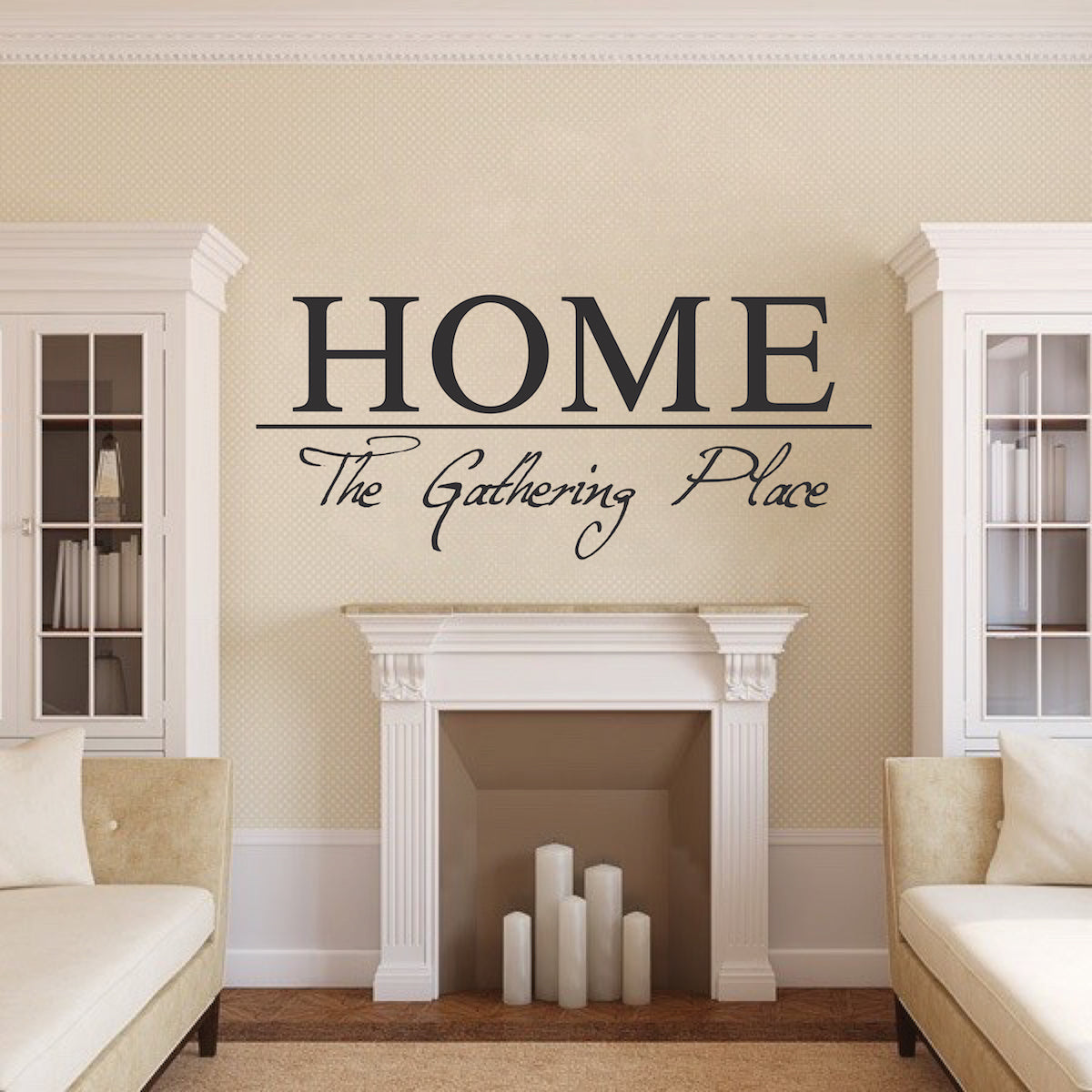 Home Gathering Place Wall Decal